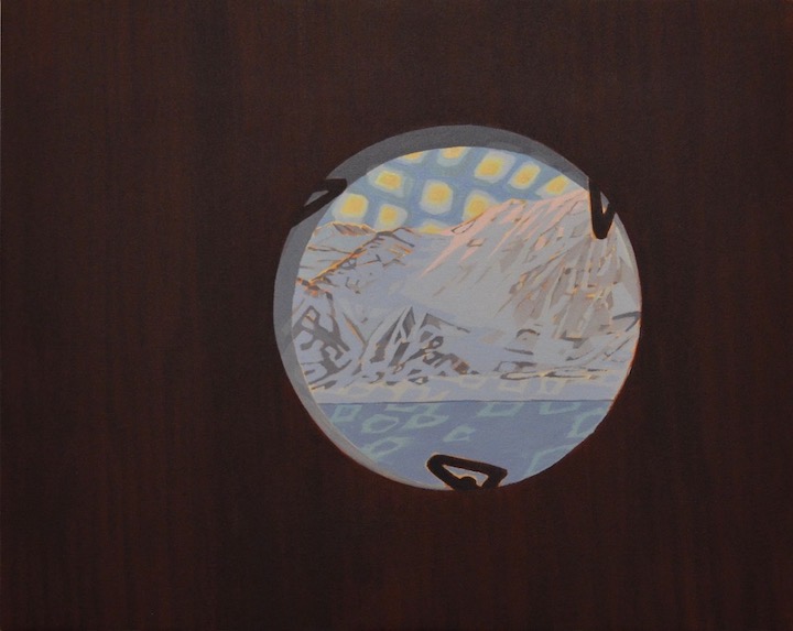 Outside In, Svalbard, acrylic on canvas, 24